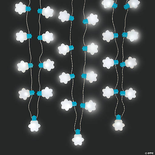 Light-Up Snowflake Necklaces - 6 Pc.
