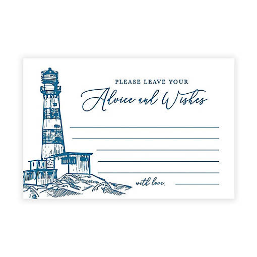 Lighthouse Line Art Advice 4x6IN 56PC
