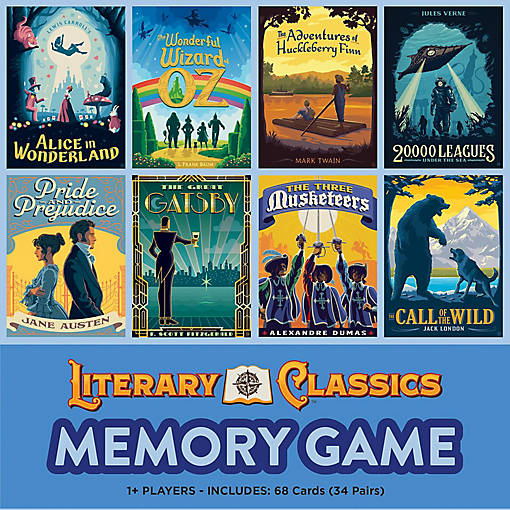 Literary Classics Memory Game
