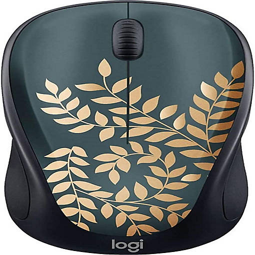 Logitech Design Collection Wireless Mouse, Golden Garden