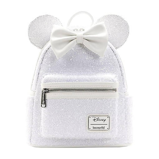 Loungefly Disney Minnie Mouse Sequin Wedding Mini Backpack