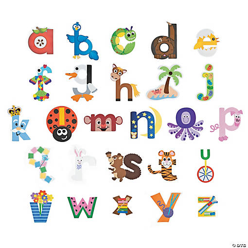 Lowercase Letters Educational Craft Kits - 312 Pc.