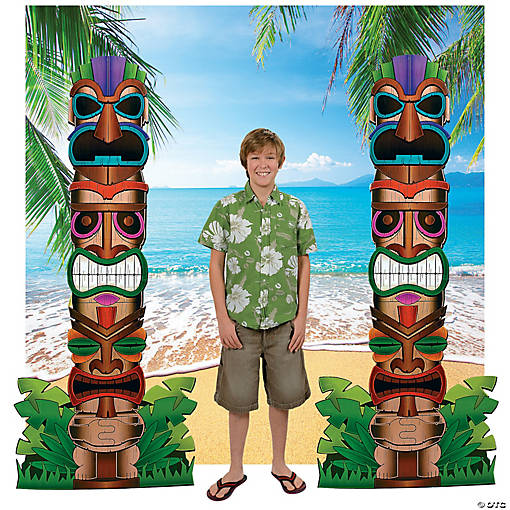 Luau Backdrop Decorating Kit - 3 Pc.