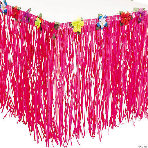 Luau Grass Table Skirt