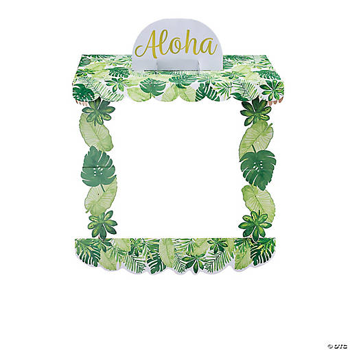 Luau Tabletop Hut Decor - 5 Pc.