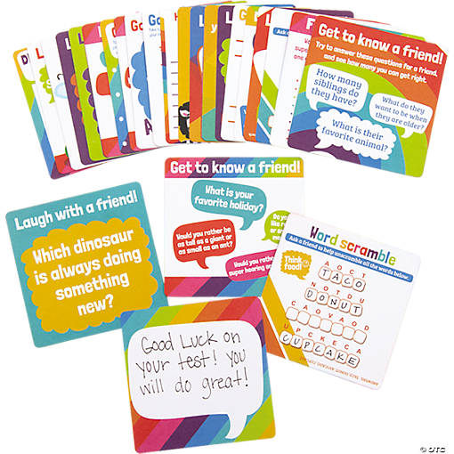 Lunch Box Conversation Starter Game Cards - 30 Pc.