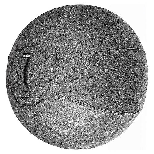 Luxurious Covered 65cm Stability Ball - For Ergonomic Seating, Therapy, and Exercise