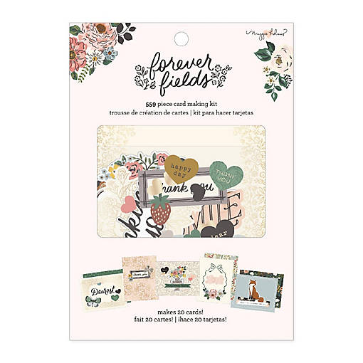 Maggie Holmes Forever Fields Card Making Kit-Makes 20