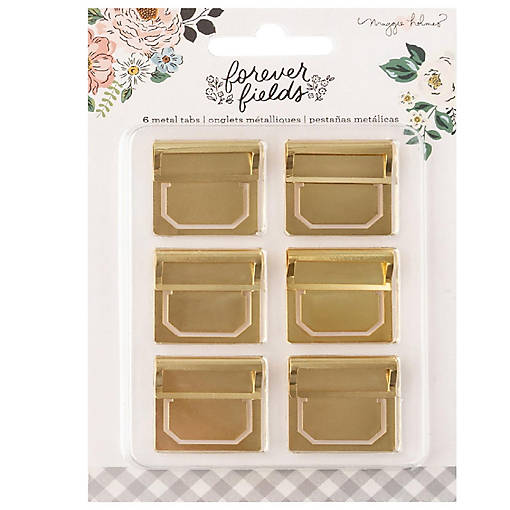 Maggie Holmes Forever Fields Metal Page Tabs-8/Pkg