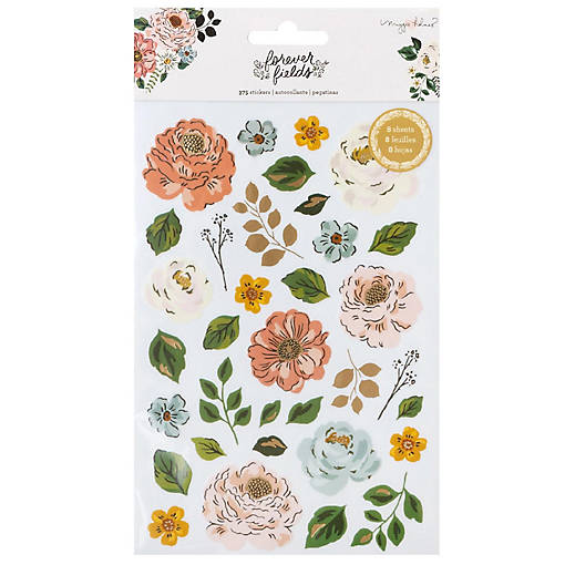 Maggie Holmes Forever Fields Sticker Book-8 Sheets