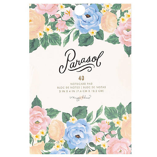 Maggie Holmes Parasol Notecard Pad 40/Pkg-3"X4"