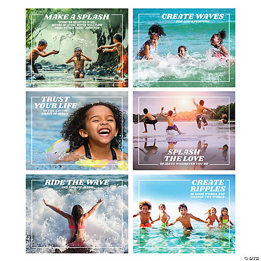 Make a Splash VBS Poster Set - 6 Pc.
