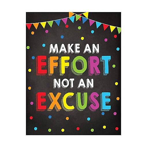 Make an Effort Not an Excuse 8.5x11in