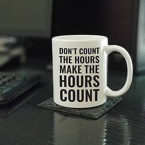 Make Hours Count ceramic mug