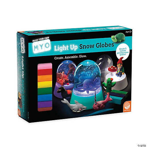 Make Your Own Light Up Snow Globes
