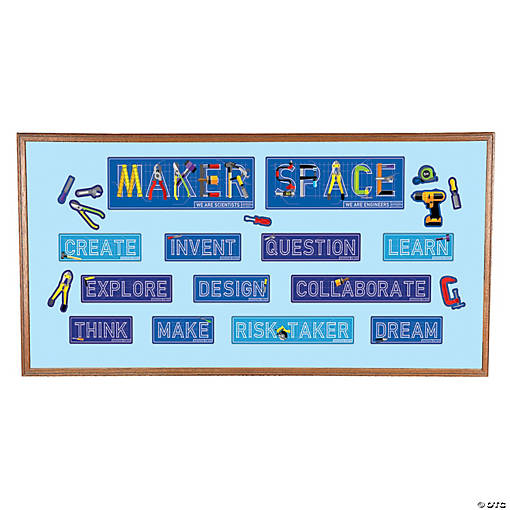 Maker Space Mini Bulletin Board Set - 22 Pc.