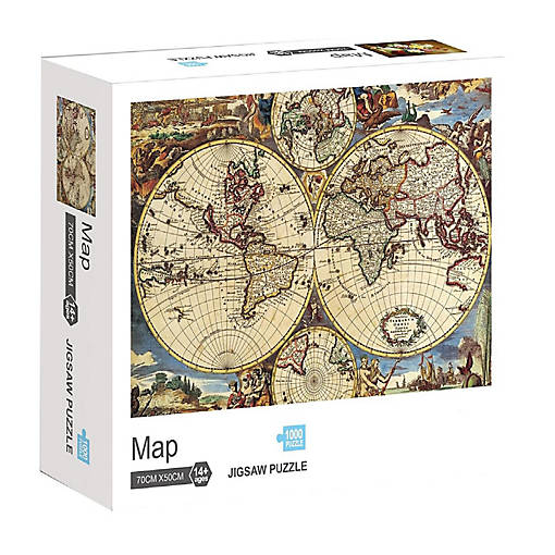 Map 1000 Piece Jigsaw Puzzle