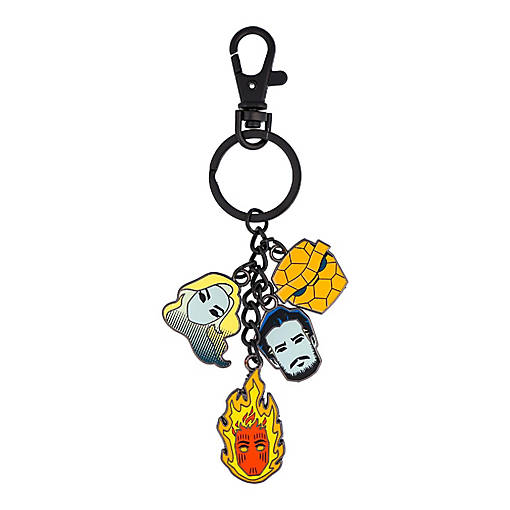 Marvel Studios The Fantastic Four: First Steps Character Charms Keychain