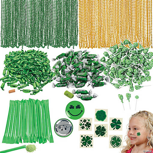 Massive St. Patrick&amp;#8217;s Day Candy &amp; Apparel Parade Bundle - 1176 Pieces