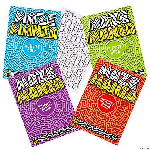 Maze Mania Activity Books - 24 Pc.