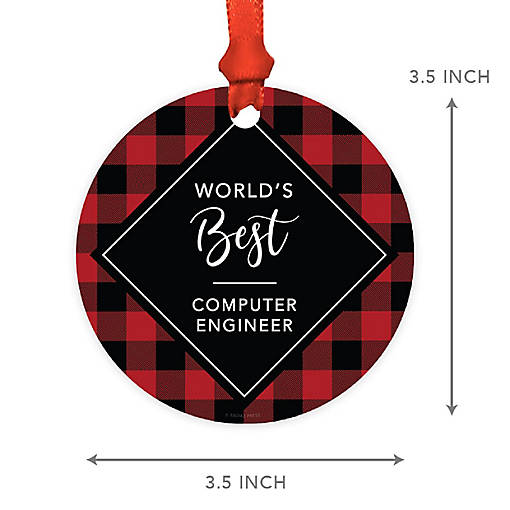 MDF Ornament  Best Computer Engineer