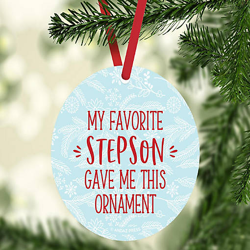 MDF Ornament Fav Stepson Gift
