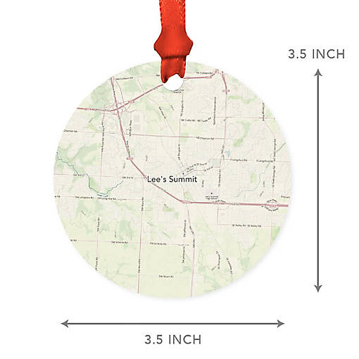 MDF Ornament Lee's Summit Missouri Map