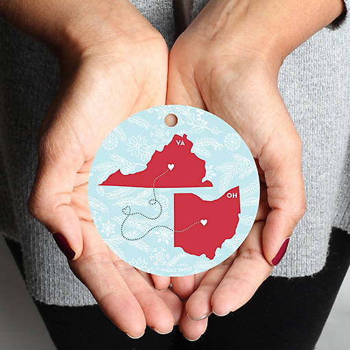 MDF Ornament Ohio and Virginia