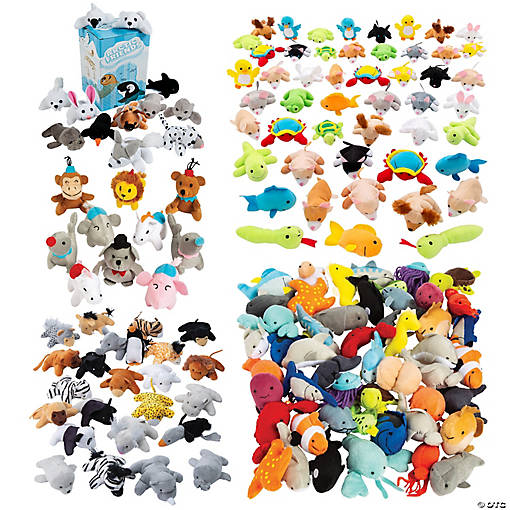 Mega Bulk 1000 Pc. Mini Stuffed Animal Characters Assortment