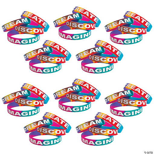 Mega Bulk 144 Pc. Watercolor Rubber Bracelets