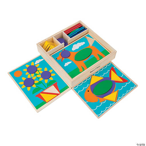 Melissa &amp; Doug Beginner Pattern Blocks