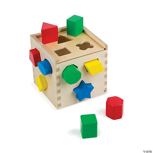 Melissa &amp; Doug Shape Sorting Cube Classic Toy