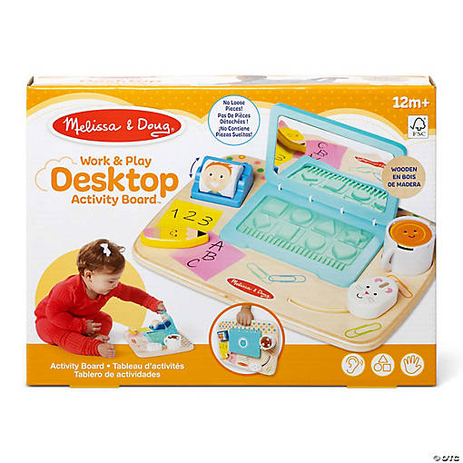 Melissa &amp; Doug Work &amp; Play Desktop Activity Board