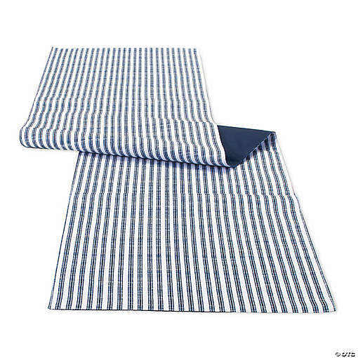 Melrose International Stiped Table Runner 70In