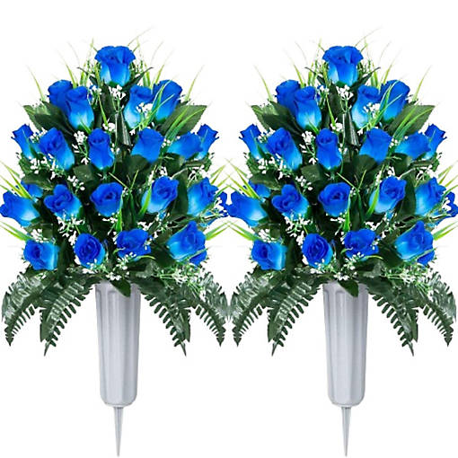 Memorial Floral Bouquets with Vase