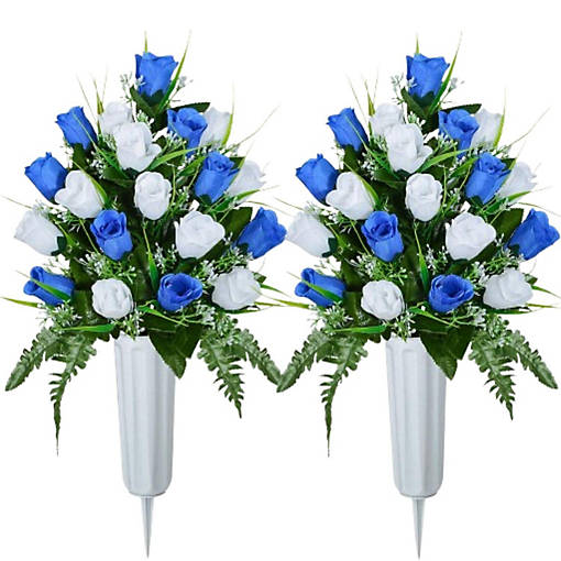 Memorial Floral Bouquets with Vase