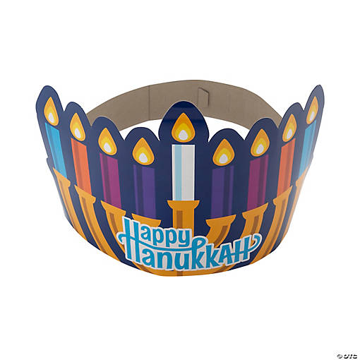 Menorah Crowns - 12 Pc.