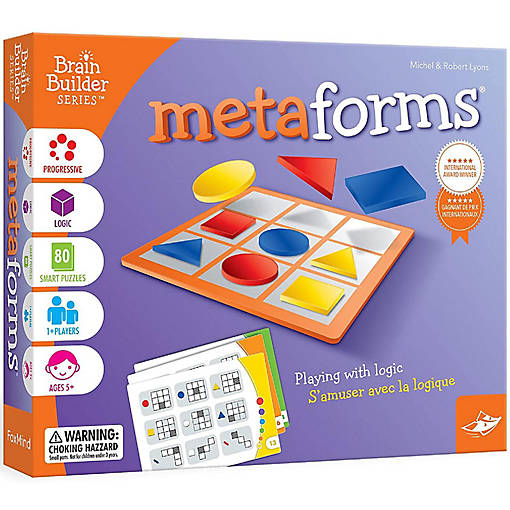 Metaforms - Foxmind Brain Builder Series, Shapes, Logic &amp; Reasoning Puzzles 5+