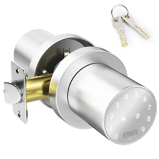 Metal Electronic Door Lock Silver