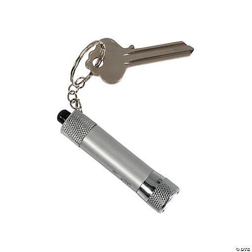 Metal Flashlight Keychains - 24 Pc.