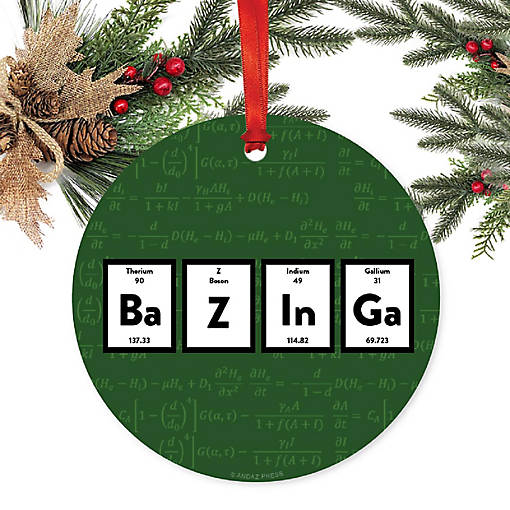 Metal Ornament Bazinga, Science