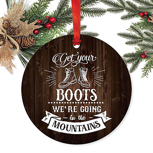 Metal Rustic Ornament Get Your Boots