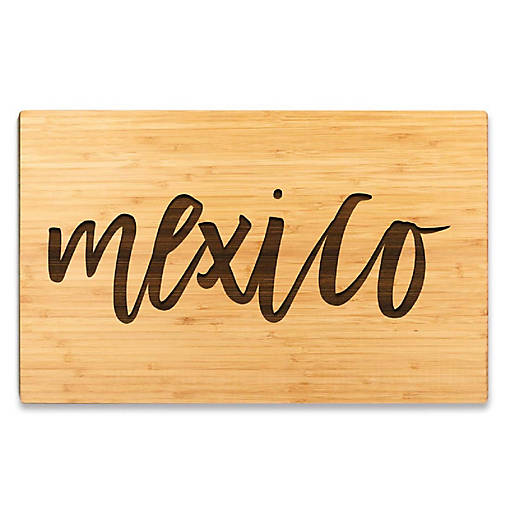 Mexico Bamboo Board 17.75x11