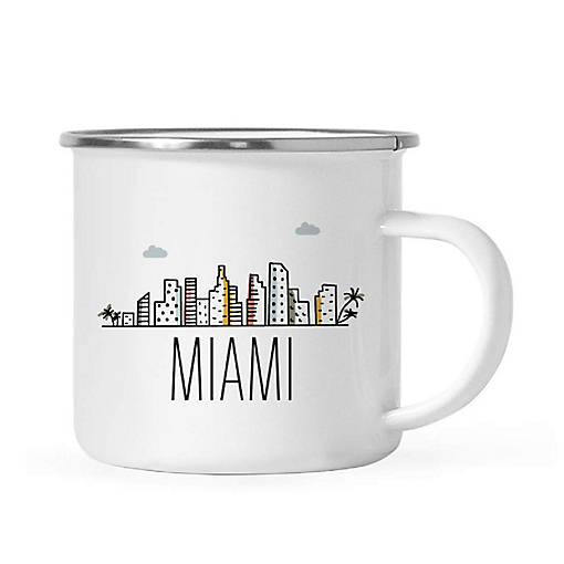 Miami Skyline 11oz Camp Mug