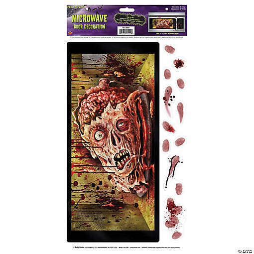 Microwave Door Decal Halloween D&amp;#233;cor