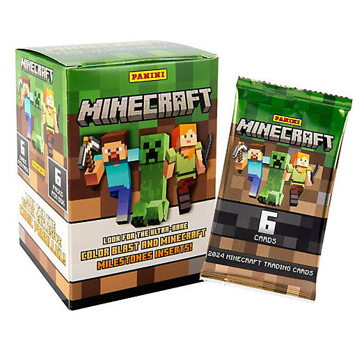 Minecraft 2024 Panini Blaster Box  6 Packs