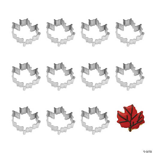 Mini Canada Maple Cookie Cutters
