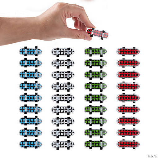 Mini Checkerboard Skateboards - 36 Pc.