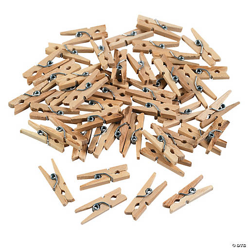 Mini Clothespins - 50 Pc.