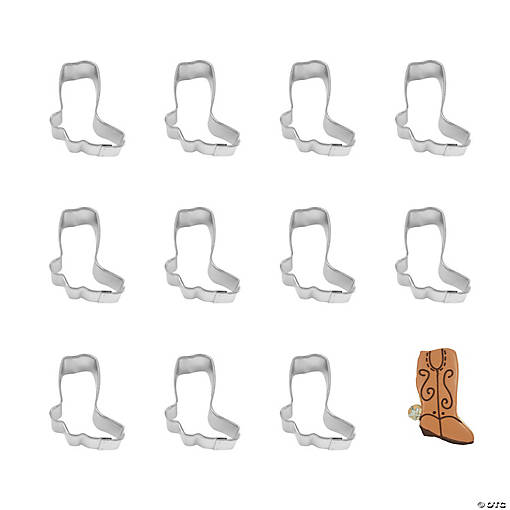 Mini Cowboy Boot Cookie Cutters